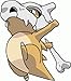 Pokemon Cubone Cartoon Car Bumper Sticker Decal 4"x 5"
