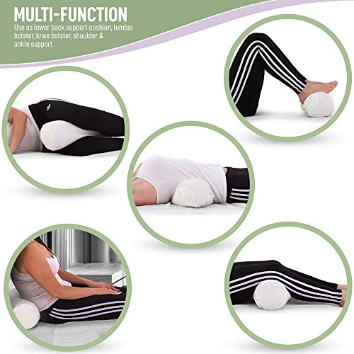 Healthex Cervical Neck Roll Pillow Cylinder Round Cushion Bolster