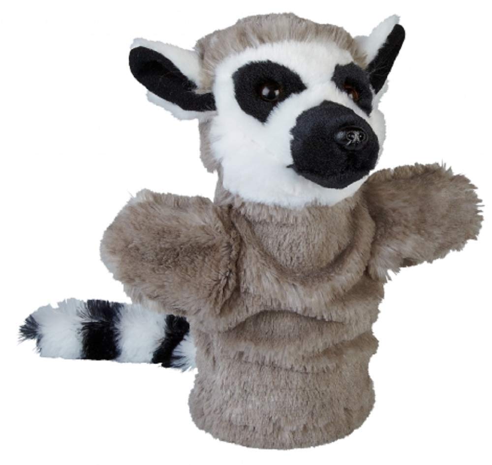 Ravensden Ring-Tailed Lemur Plush Hand Puppet 34cm