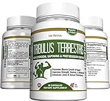 Pure Tribulus Terrestris Tablets for Women and Men, Natural Libido Enhancer, Adaptogens for Stress, Healthy Testosterone Booster (60 Capsules, 30 Day Supply)