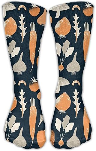 Unisex Casual Crew Socks Drwaing Carrot Fashion Novelty Socks