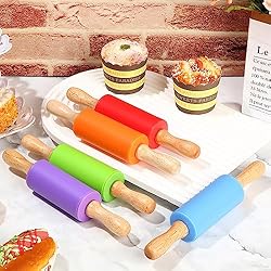 20 Pcs Small Rolling Pin Kids 9 Inch Mini Rolling