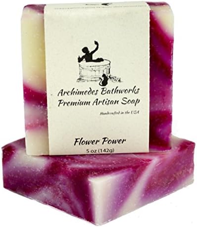 Handmade Cold Processed Soap (Flower Power - 2 Pack)