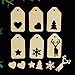 Christmas Cutting Dies for DIY Scrapbook Supplies, Metal Die Cuts for Card Making, DIY Scrapbooking and Embossing Paper Craft (6 Pcs Christmas Set)