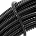 The Beadsmith Anodized Aluminum Wire – 12 Gauge – 39 feet – Black Color – Bendable Craft Wire Used to Jewelry Making, Wire Wrapping, Sculpting, Floral, Modeling and Other DIY Arts & Crafts