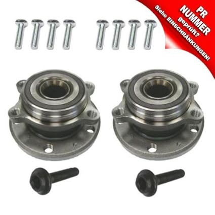 2x RADLAGERSATZ INKL. SCHRAUBEN FRONT-ANTRIEB VORNE; ALLRAD ANTRIEB VORNE UND HINTEN LINKS RECHTS BEIDSEITIG PASSEND