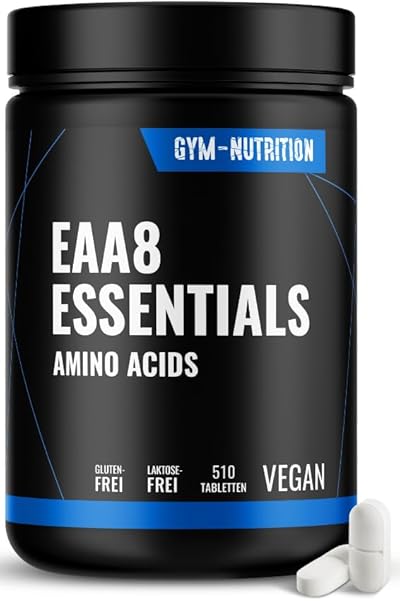 Multi Amino - EAA Pattern 510x EAA Tabletten mit je 1036 mg - Alle 8 Essentiellen Aminosäuren Komplex hochdosiert - Vegan