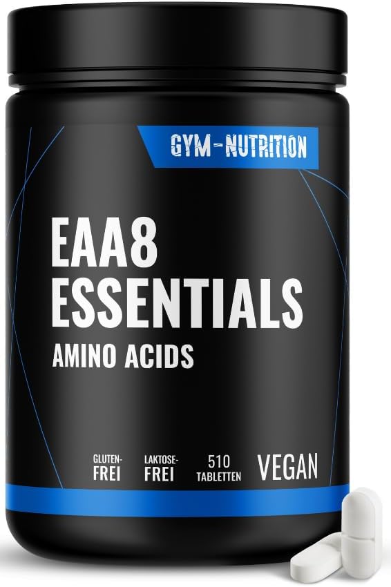 Multi Amino - EAA Pattern 510x EAA Tabletten mit je 1036 mg - Alle 8 Essentiellen Aminosäuren Komplex hochdosiert - Vegan