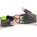 HTZPLOO Bike Gloves Cycling Gloves Biking Gloves for Men Women with Anti-Slip Shock-Absorbing Pad,Light Weight,Nice Fit,Half Finger Bicycle Gloves