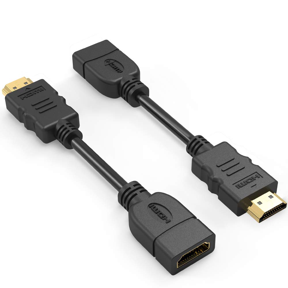 HDMI Extension Cable 2 Pack, Electop Support 4K & 3D 1080P