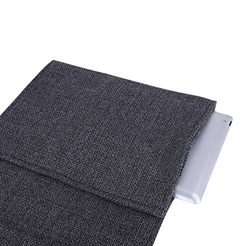 Anti-Slip Sofa Armrest Pocket Organizer Couch Arm Chair Caddy Remote Control Holder Recliner Loveseat Storage Bag Bedside Space Saver with 4 Pockets for Cell Phone iPad Glass Accessories 24 x 13 inch - Thumbnail 5