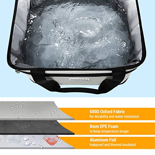 OlarHike 30 Liter Large Cooler Lunch Bag, Collapsible and Insulated Lunch Box Leakproof Cooler Bag f - //coolthings.us