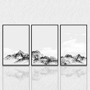 signwin 3 Piece Framed Canvas Wall Art Fog...