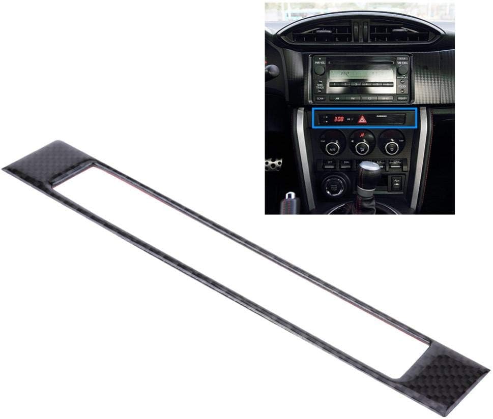 Acouto Carbon Fiber Car Center Panel Cover Trim for Toyota 86 Subaru BRZ 13-18