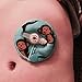 Cutie Button Pads G-tube 5 Pack Pads (3 Inch Round White)