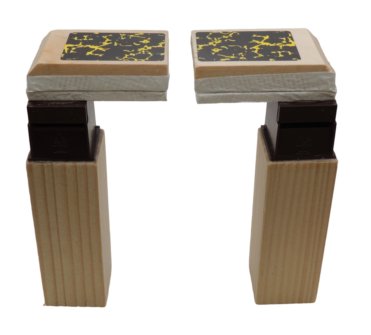 KD89 Complete Black Forest Bellows for Cuckoo Clock, Sizes 65mm to 120mm, Wooden Body and Bellow, Sold as a Pair (100mm)