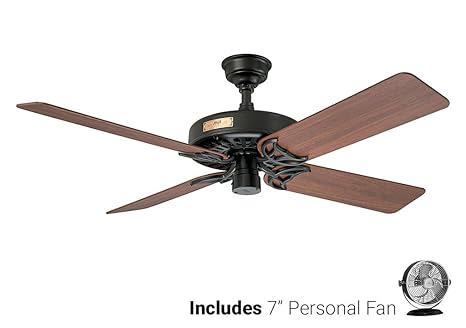 Hunter Outdoor Ceiling Fan Black 23838 52 Original Black Desk