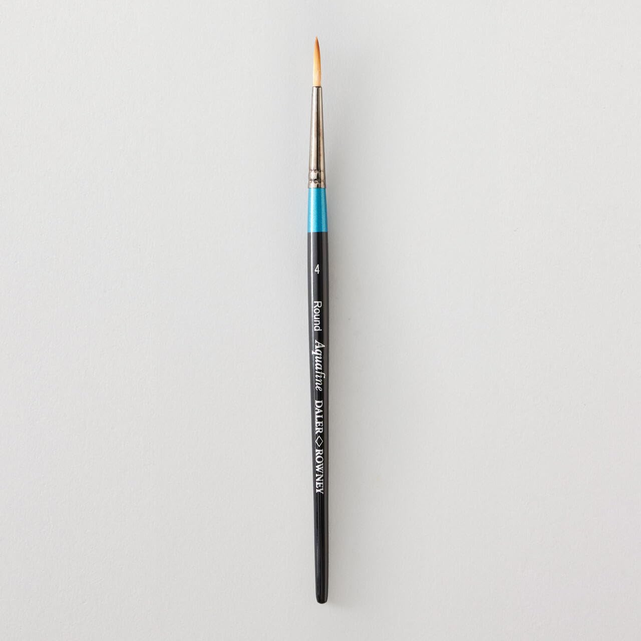 Daler-Rowney Aquafine Watercolour Brush, Soft Synthetic Hair, Short Handle, Round, 4