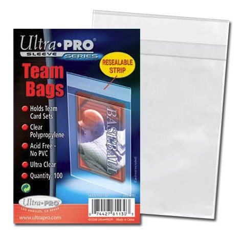 200 Ultra Pro Standard Team Bags 2 Packs of 100 New Team Set Lot Value Pack