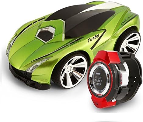 Pinron Smart Watch Voice Command Car Rechargeable Creative Voice-activated RC Car+Dazzling Headlights+Cool Brakes+ 2.4 G Frequency Voice Remote Control Toys Child Kids Birthday Gift