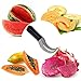 Angelbubbles Watermelon Slicer Large Melon Cutter 100% 304 Stainless Steel (Black)