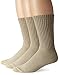 Gold Toe Men's Casual Crew 3 Pack Socks, Putty, Sock Size:10-13/Shoe Size: 6-12