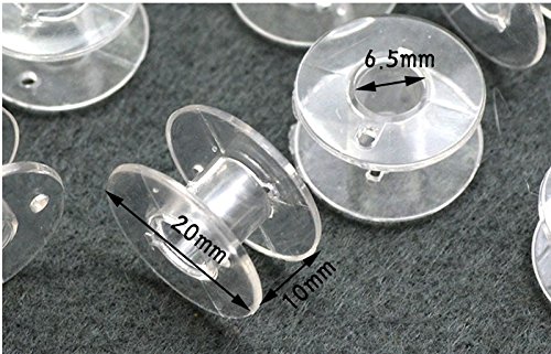 ISOTO 36Pcs Bobbins and Sewing Threads for Brother/Babylock/Janome/Quantum Futura/Singer/Juki Kenmore Sewing Machine Home Family Use