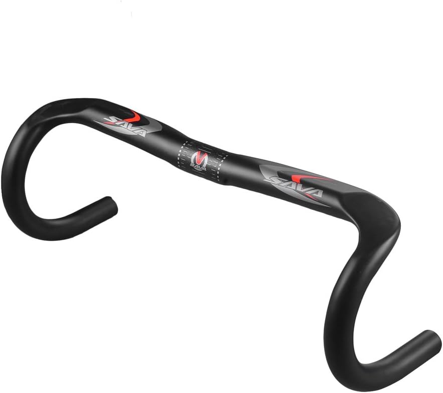 SAVANE Bike Handlebar Ultralight Full UD T700 Carbon Fiber Road Bike Handlebar Glossy Black Cycling Road Bicycle Handle Bar 31.8mm Drop Bar 420mm