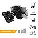 Bike Mount, PTUNA Bike Mount Phone Holder Motorcycle Phone Mount Bike Handlebar Adjustable Universal for iPhone X/8/8s/7/7Plus/5s/6s/6 Plus, Galaxy S9/S8/S8 Plus/S7 Edge (Black)