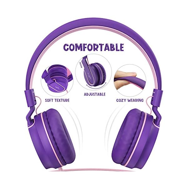 AILIHEN-I35-Kid-Headphones-with-Microphone-Volume-Limited-85dB-Children-Girls-Boys-Teen-Lightweight-Foldable-Wired-Headset-for-School-Online-Course-Chromebook-Cellphones-Tablets-Pink-Purple AILIHEN I35 Kid Headphones with Microphone Volume Limited 85dB Children Girls Boys Teen Lightweight Foldable Wired…