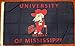 University of Mississippi Ole Miss Rebels Banner Flag 3 ft by X 5 ft