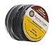 Mandala Crafts 1.5mm 2mm 3mm 4mm Natural Round Suede Leather String Cord Rope Spool for Necklace Bracelet Jewelry Making (2mm, Black)