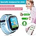 Kids Smart Watch GPS Tracker Phone Watch for Boys Girls - Touchscreen Camera 2 Way Call Voice Chat SOS Alarm Clock Anti Lost Flashlight Game Sports Outdoor Smartwatch Bracelet Cellphone Wrist Watch