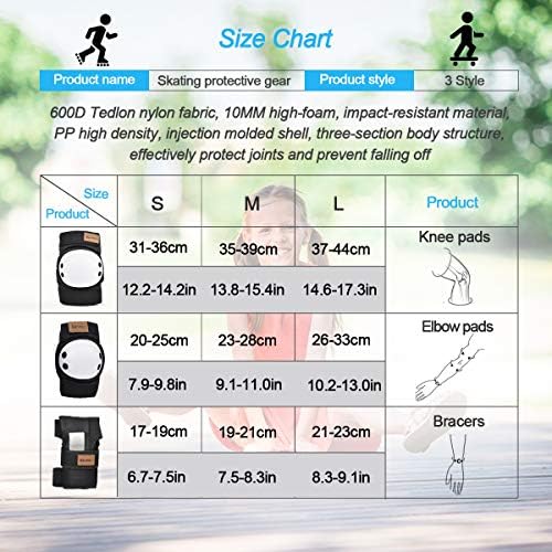 Black elbow, knee, and wrist pads by Excessive Gear priced at $33.99.