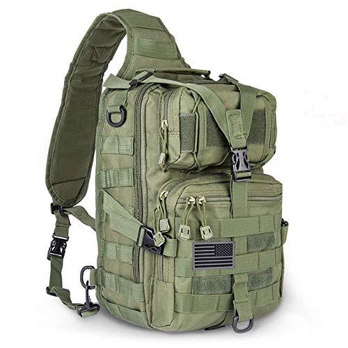 Hopopower Tactical Sling Bag Pack Small Military Rover Crossbody