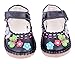 Baby Kids Girls Toddler Faux Leather Flats Crib Shoes, Rubber Sole Baby First Walkers