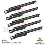 Direct store Parts DB103 (5-pack)Cast Iron Burner Replacement Aussie, Charbroil,Bakers and Chefs,Barbeques Galore (Turbo),Bull,Calaphon,Centro, Coleman,Costco......Gas Grill