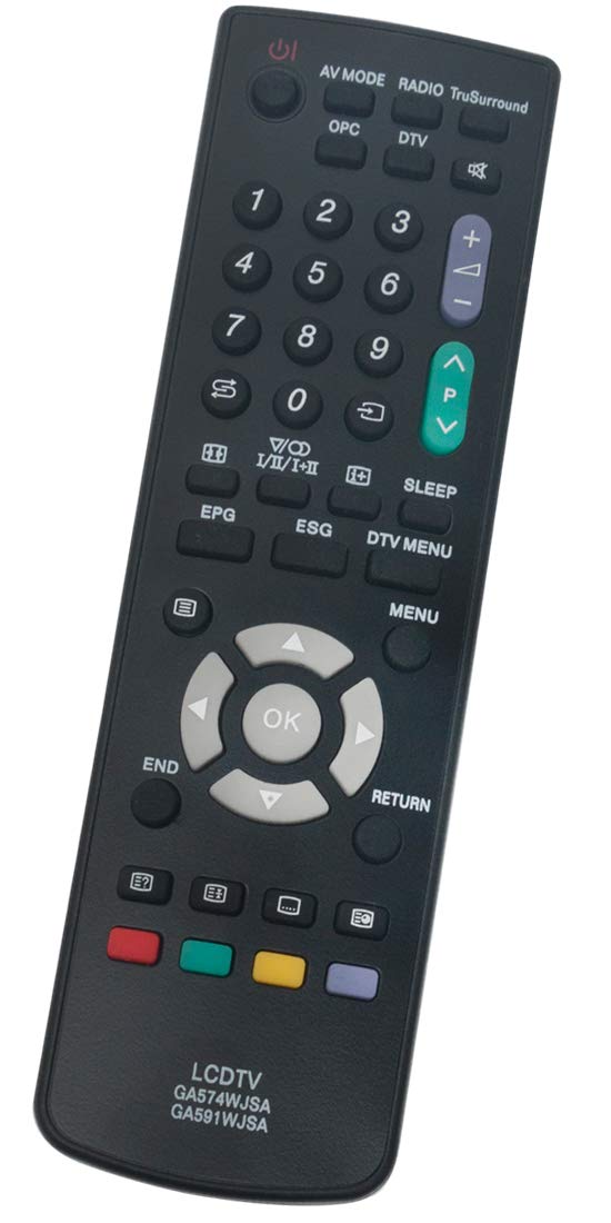 ALLIMITY GA574WJSA GA591WJSA Remote Control Replacement Fit for TV LC-42AD5S LC-32RD8S LC-26D44BK LC-37AD5E-GY LC-37XDE1E LC-32RD8RUGY LC-52XD1RU RRMC-GA591WJSA LC-32D44E LC-26SD1ERU