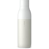 LARQ Bottle Twist Top 25 oz - Insulated Stainless Steel Water Bottle | BPA Free | Reusable Water Bottle for Camping, Office, and Travel | Keep Drinks Cold and Hot, Granite White
