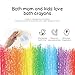 Eutuxia Baby Bath Toys. Bathtub Colorful Crayons for Kids & Toddlers. Draw and Scribble on the Tub. Bath Time Fun Entertainment for Children. Washable & Retractable. Safe, Non-Toxic, and BPA Free.