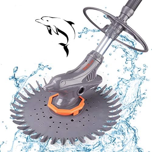 TACKLIFE Automatic Suction Pool Cleaner, 32ft Hose, Suitable for