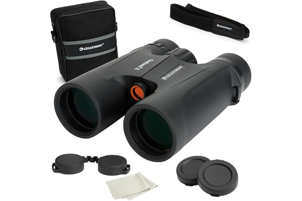 Celestron - Outland X 8x42 Binoculars – Ideal for Birding and Outdoors – 42mm Objective Lenses – Wide 7° Field of View – BaK-4 Prisms – Multi-Coated – Waterproof and Fogproof