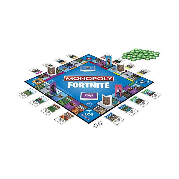 Hasbro Monopoly E6603100 Monopoly Fortnite Edition, Familienspiel, Multicolor – Bild 3