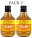 Set of 2 Feast from the East All Natural Sesame Salad Dressing - Large 32 fl oz/946ml each