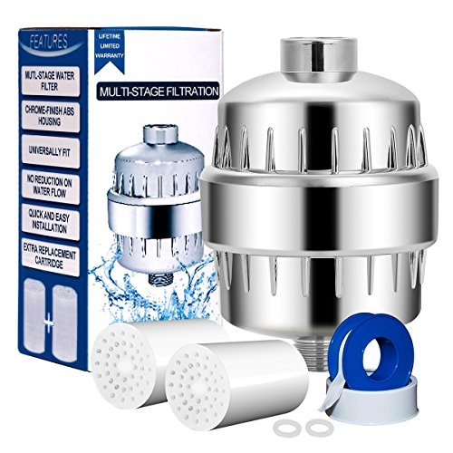 With Replacement Cartridge, 9-stage, Chlorine & Impurities R