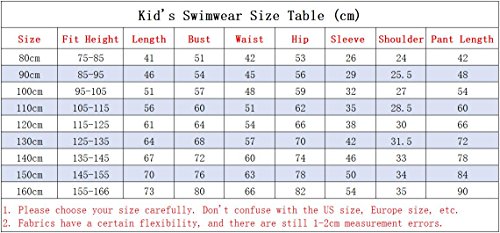 TianMai Mädchen Kinder Muslimische Bademode Islamische Schwimmanzug Badeanzug Burkini Muslim Swimwear – Bild 3