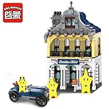 Enlighten Building Block City Hotel 3 Figures 628pcs Bricks-Without Original Box