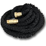 150' Gorilla Hose, Longest and Strongest Expandable Garden Hose on the Planet. Solid Brass Ends, Double Latex Core, Extra Strength Fabric.