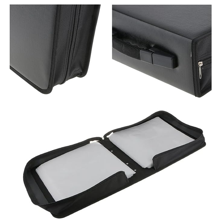 Organizador Porta Cd Para 520/400 Discos Cd/dvd/blu Ray Pasta (400)