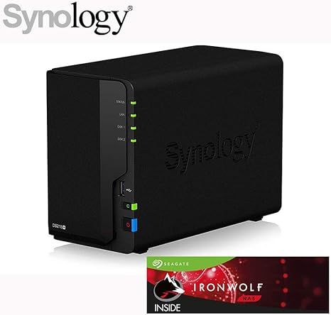 DS218 - Servidor NAS Negro 32To: Amazon.es: Informática